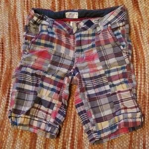 Girls 7 8 plaid shorts from target